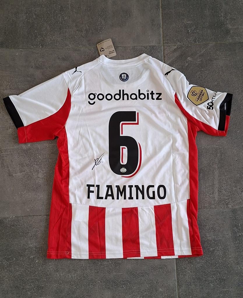 Shirt met originele handtekening; Ryan Flamingo PSV Kampioen, Ophalen of Verzenden, Nieuw, PSV, Shirt