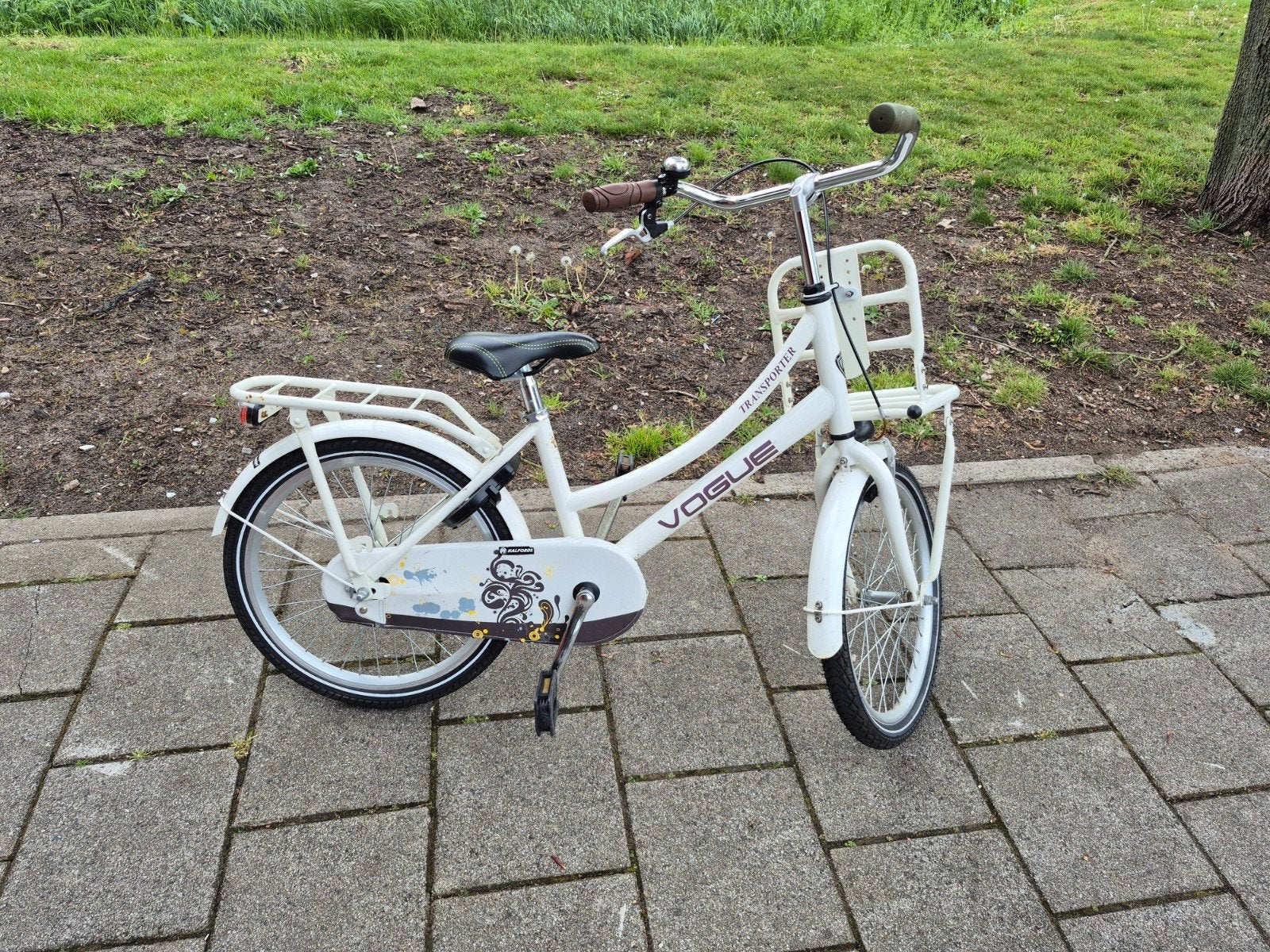 Vogue meisjesfiets – 20 inch, Fietsen en Brommers, Fietsen | Meisjes, Terugtraprem, Handrem, 20 inch, Ophalen