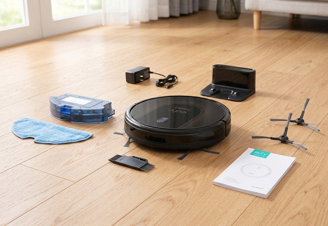 Eufy RoboVac G10 Hibrid, Overige merken, Draadloos, Ophalen of Verzenden, Zo goed als nieuw