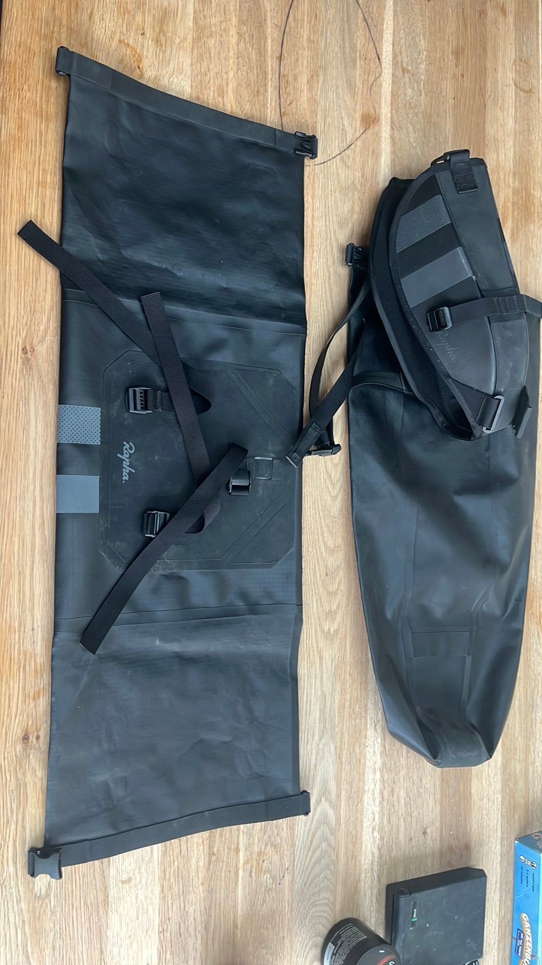 Rapha Bikepacking Stuurtas en Dry Bag, Ophalen, Zo goed als nieuw