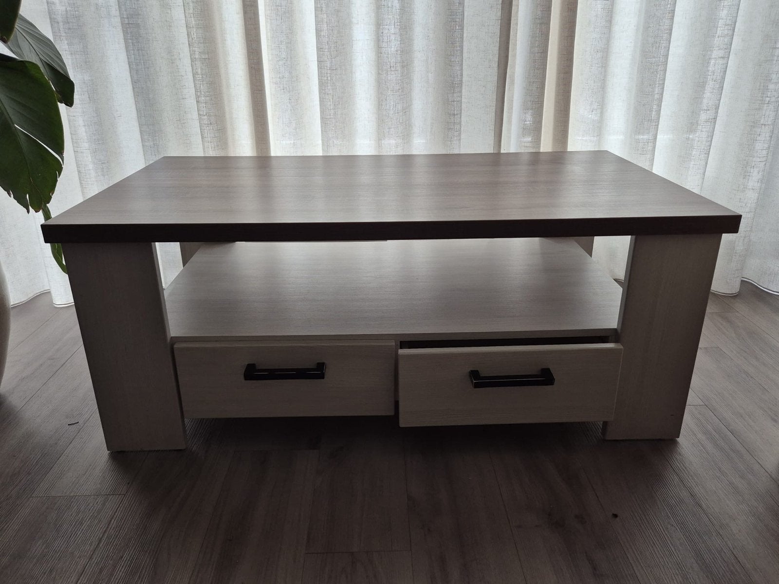 Salontafel met lades - 113,5x62,5x46cm, Ophalen, 100 tot 150 cm, 50 tot 100 cm, Zo goed als nieuw