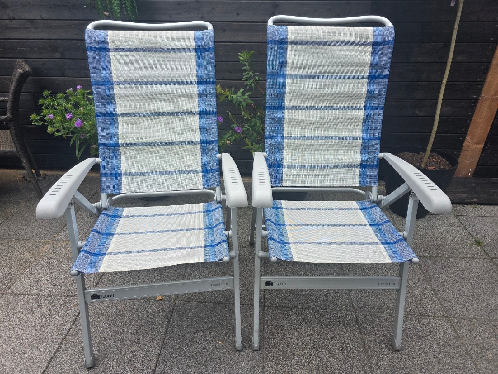 dukdalf stoelen, Tuin en Terras, Ophalen, Zo goed als nieuw