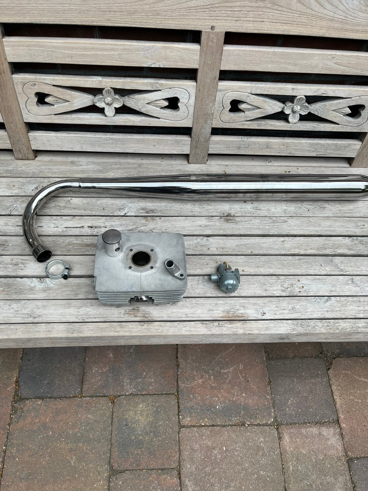 Complete standaard cilinder/uitlaat/carburateur set, Ophalen of Verzenden, Zo goed als nieuw, Overige modellen