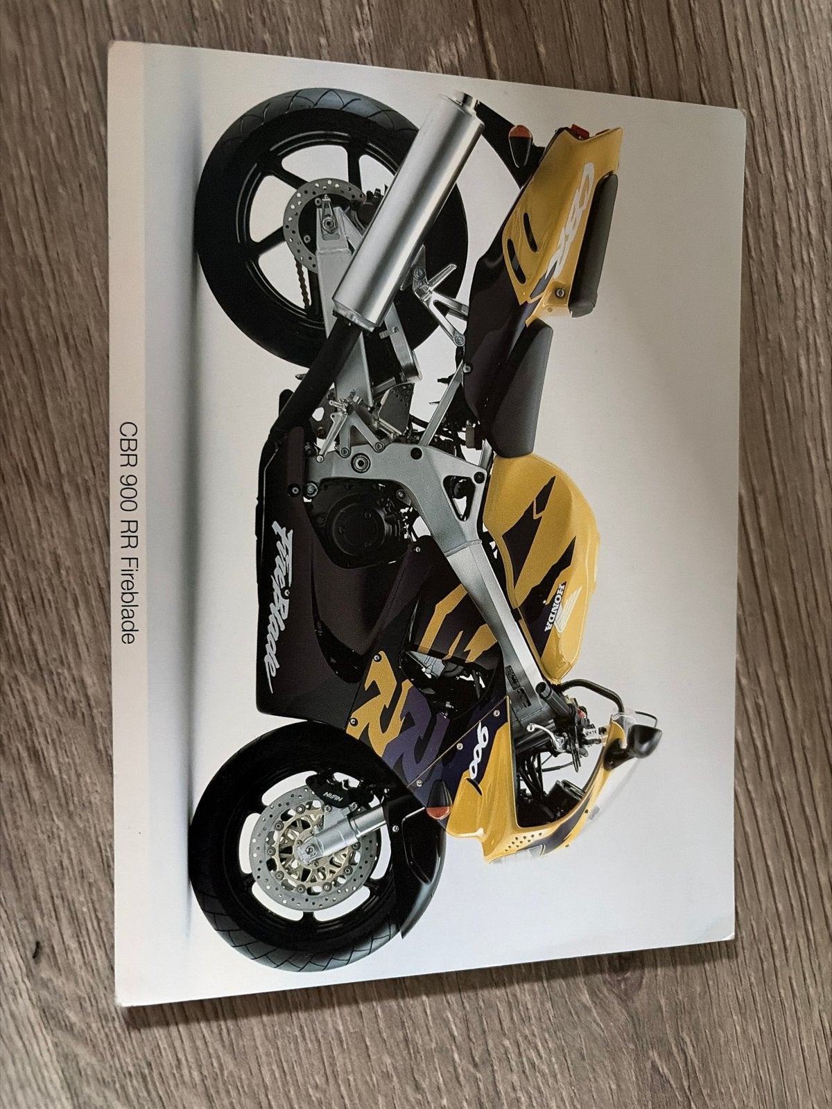 Ansichtkaart Honda CBR 900 RR Fireblade Motor, Ophalen of Verzenden, Zo goed als nieuw, Motoren