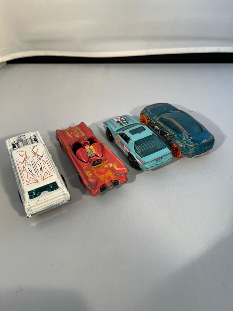 Set van 4 Hot Wheels Diecast Auto's - Diverse Modellen, Ophalen of Verzenden, Gebruikt