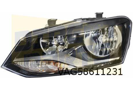 Volkswagen Polo VII koplamp Links (halogeen H7 / H7) OES! 6R, Auto-onderdelen, Verlichting, -, -, Nieuw, -