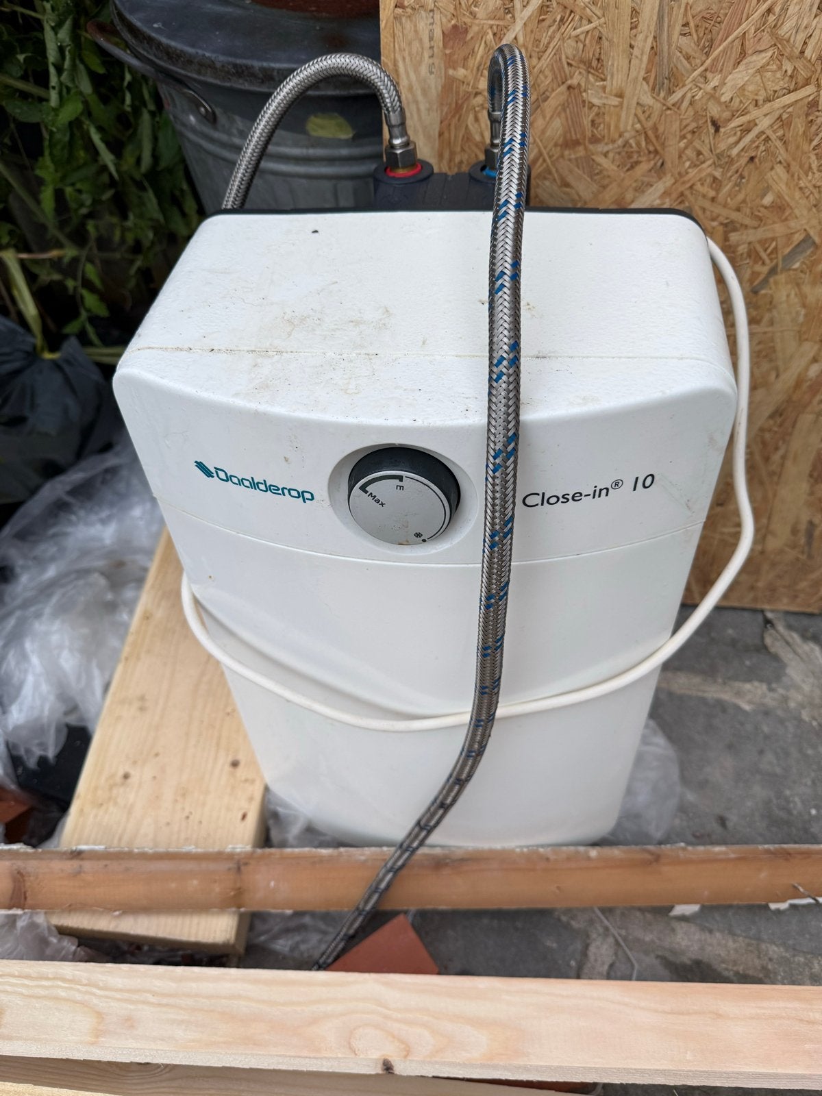 Daalderop Close-in 10 liter boiler, Ophalen, Gebruikt, Boiler, Minder dan 20 liter