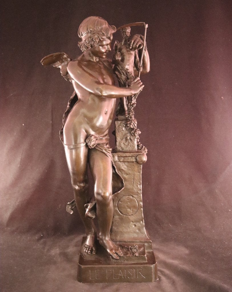 Exclusief antiek bronzen beeld, Ophalen of Verzenden