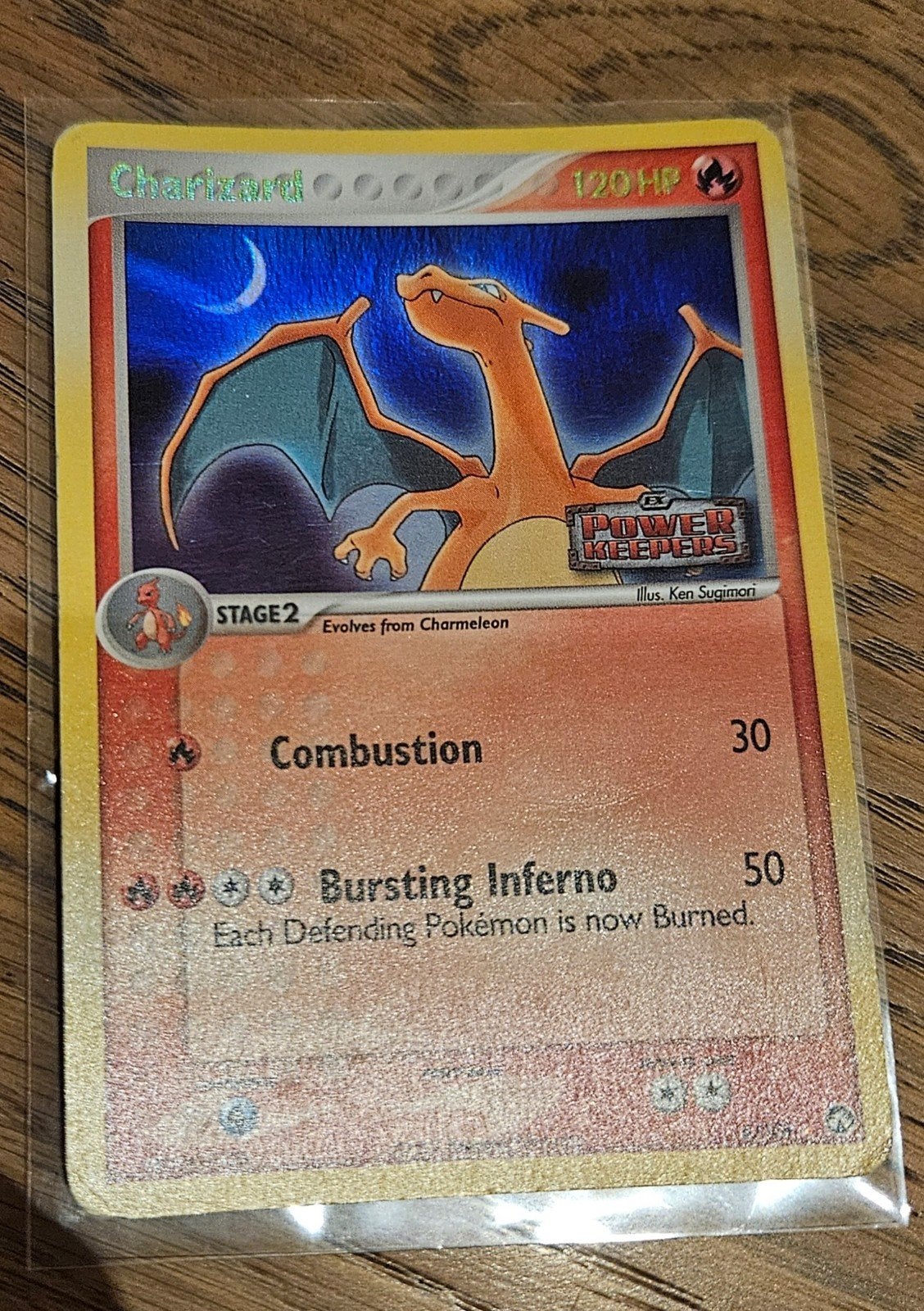 Charizard Pokémon Kaart stamped- Power Keepers 2007, Ophalen of Verzenden, Gebruikt, Losse kaart, Foil