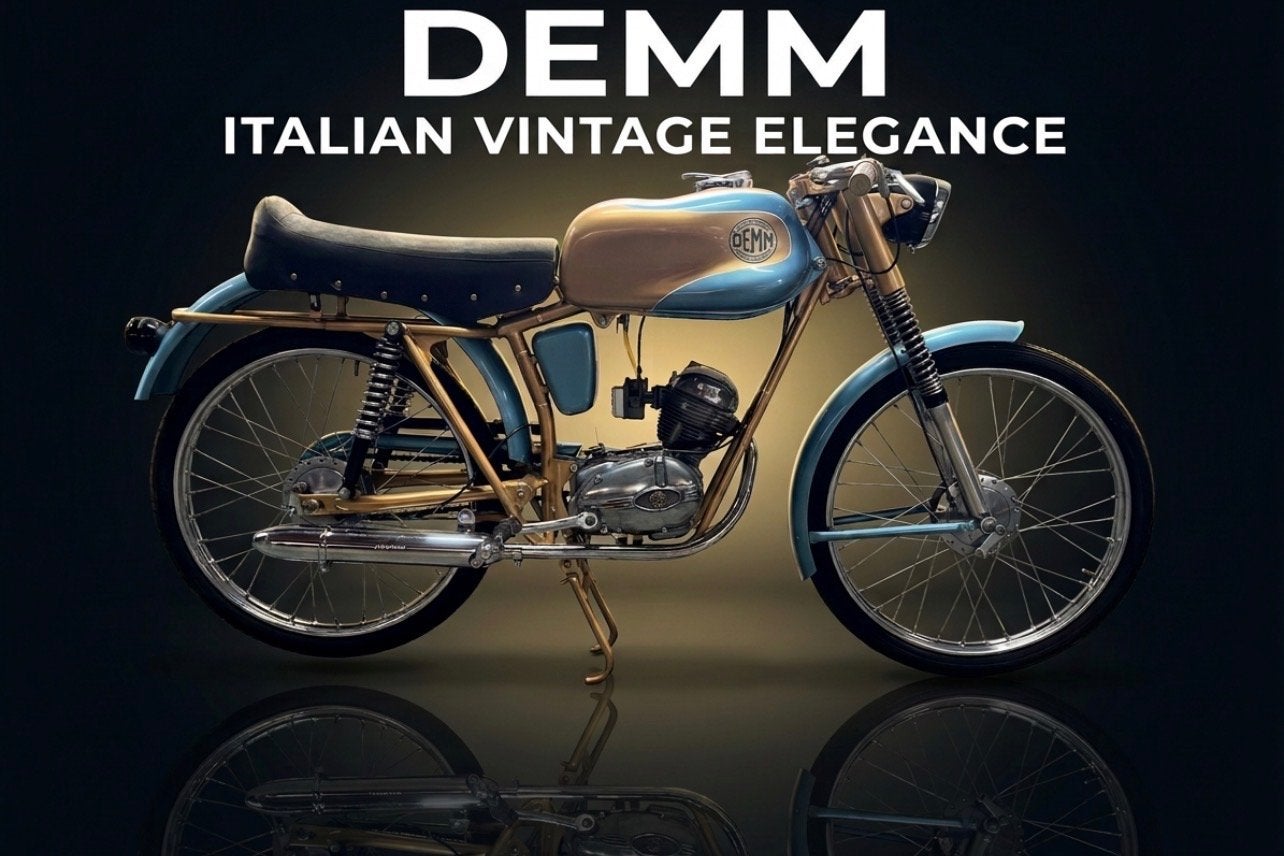 DEMM Italiaanse Vintage Elegantie Bromfiets, Fietsen en Brommers, Ophalen, Maximaal 45 km/u, Overige merken