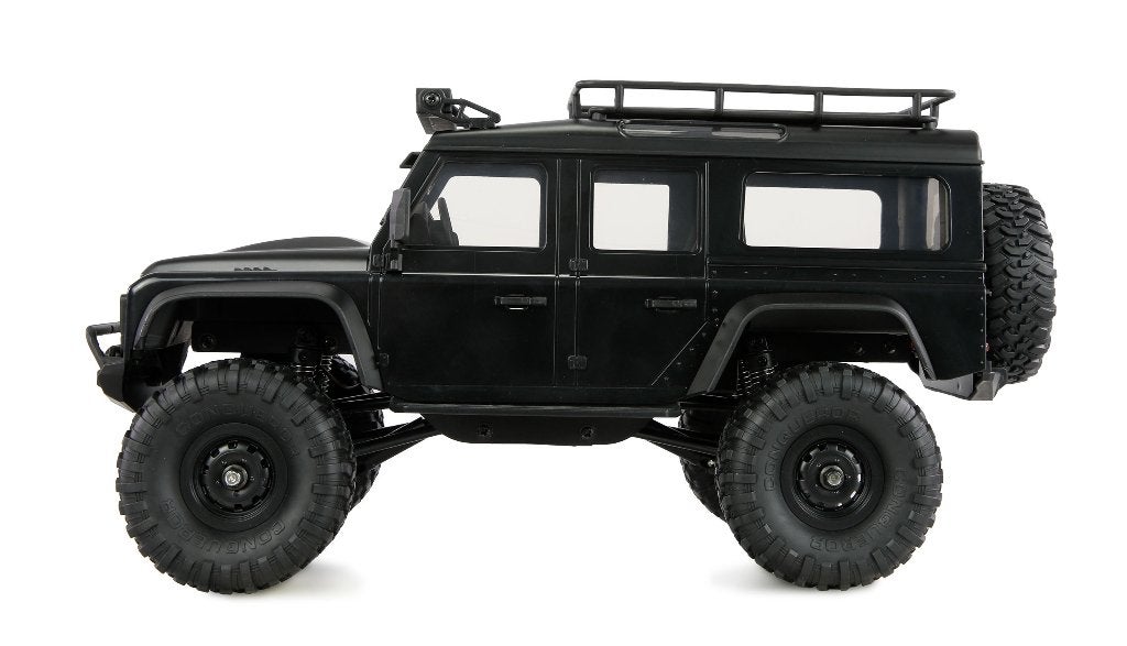 AMXRock Mini-D90 Scale Crawler 4WD 1/16 RTR black, Ophalen of Verzenden, Nieuw, Overige schalen, Auto offroad