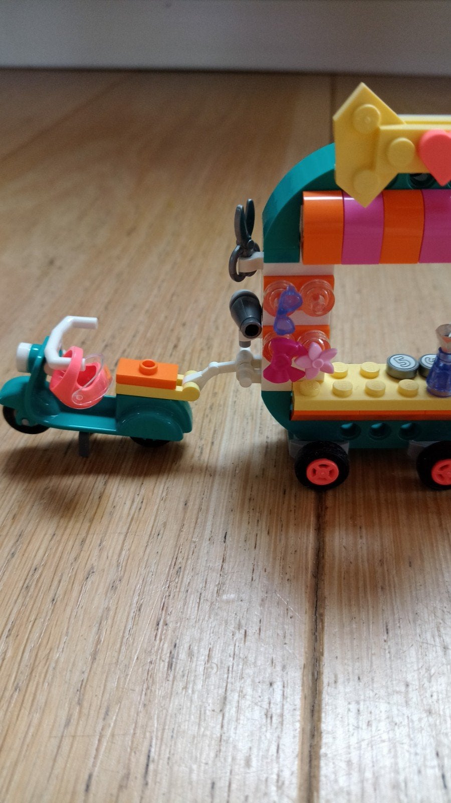 Lego Friends Haarstylistenkar met Scooter en Poppetjes, Ophalen, Gebruikt, Overige merken