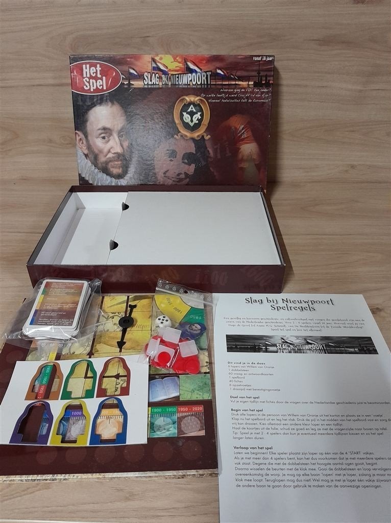 slag om nieuwpoort het bordspel [s1129], Hobby en Vrije tijd, Gezelschapsspellen | Bordspellen, Verzenden, Zo goed als nieuw