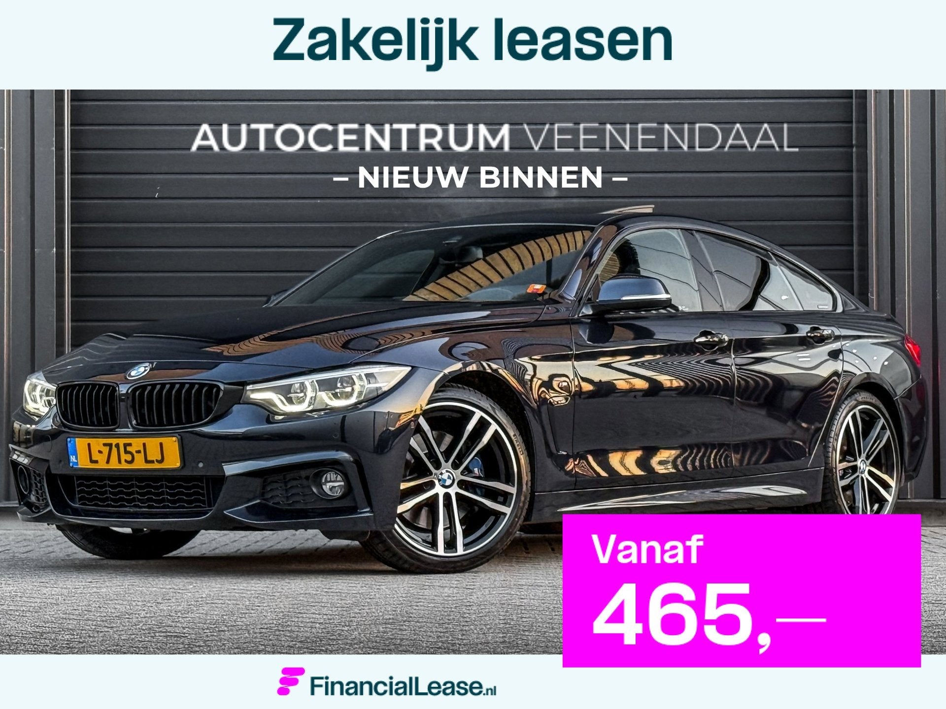 BMW 4-serie Gran Coupé 420i 3X M-SPORT NAP/SCHUIFDAK/LEDER/, Automaat, 1998 cc, Achterwielaandrijving, Gebruikt