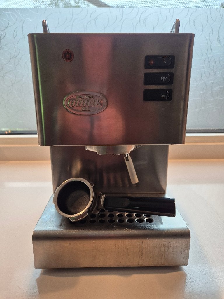 Quickmill 3000 koffiemachine, Witgoed en Apparatuur, Ophalen, Gebruikt, Koffiemachine, Gemalen koffie