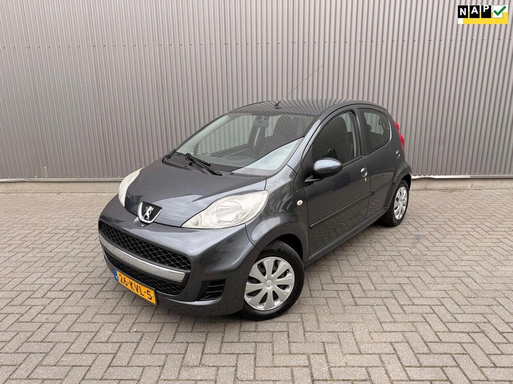 Peugeot 107 1.0-12V Sublime Airco|Elektrische ramen|Centrale, Auto's, Peugeot, Voorwielaandrijving, Gebruikt, Zwart, 4 stoelen