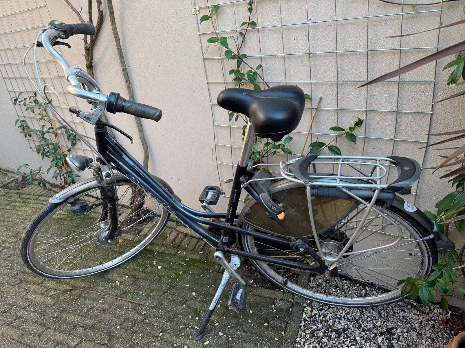 Aluminium Gazelle damesfiets, ouderwetse kwaliteit, Ophalen, Gebruikt, Versnellingen, 50 tot 53 cm