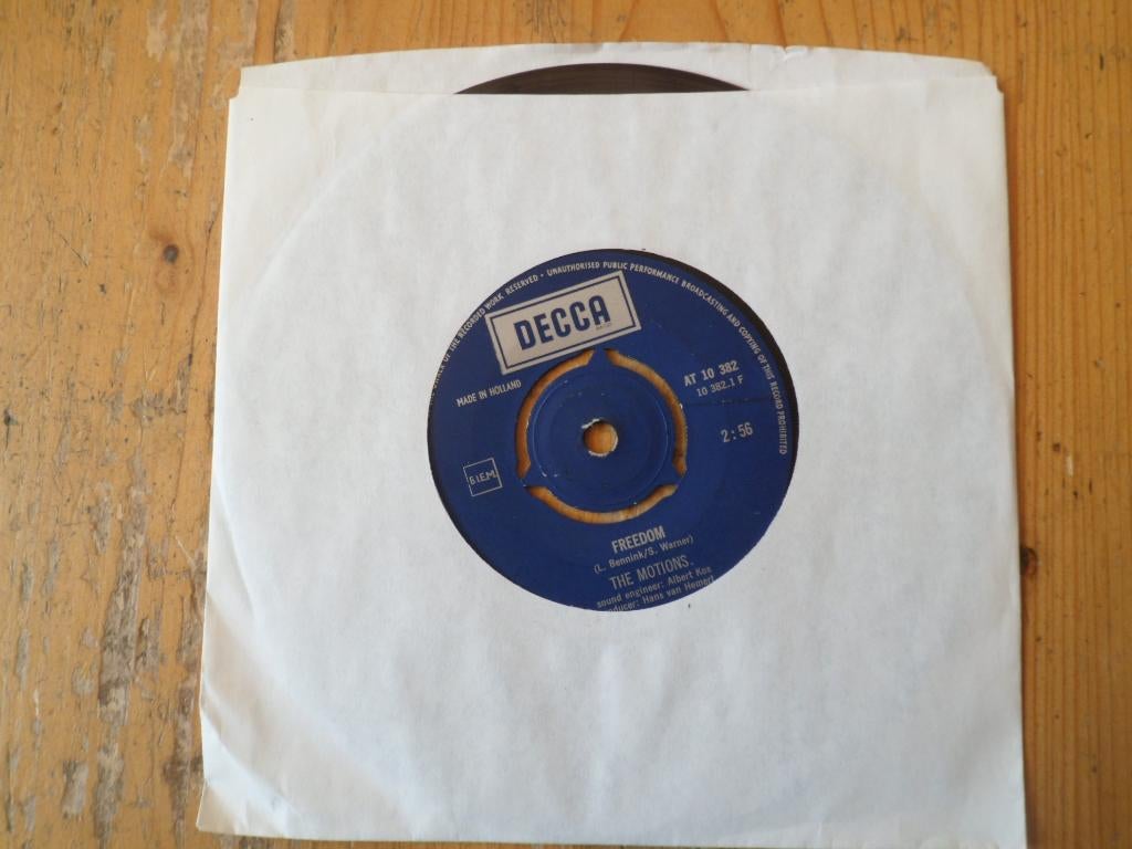 Motions, Cd's en Dvd's, Vinyl Singles, Ophalen of Verzenden, Gebruikt, Pop