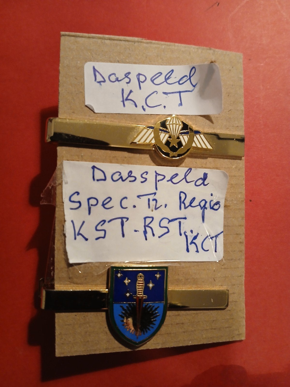 Dasspelden KCT - Spec. Tr. Regio, Verzenden, Landmacht, Nederland, Embleem of Badge