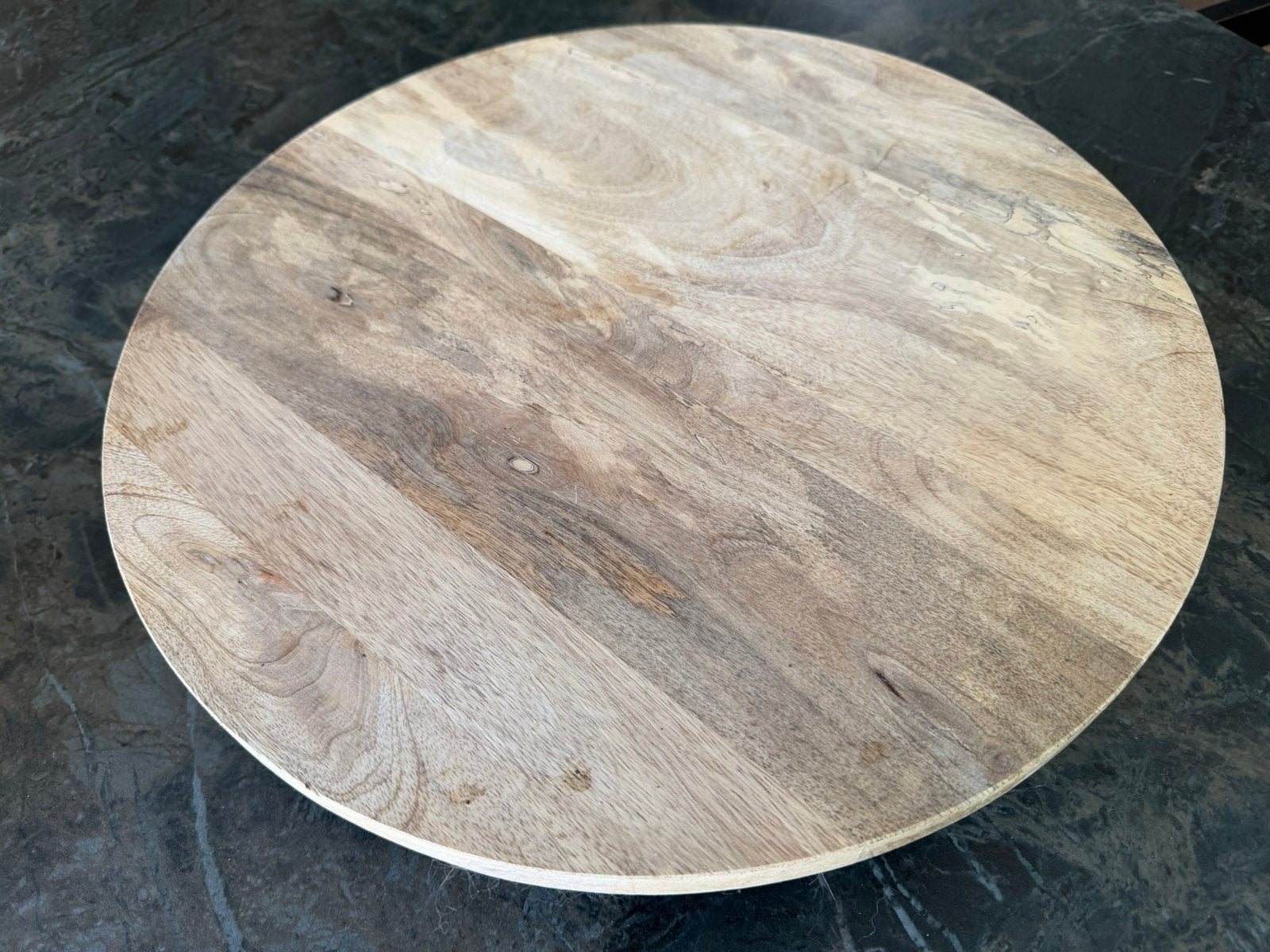 Houten Serveerschaal op 4 pootjes 40cm, Ophalen, Overige materialen, Overige stijlen, Schaal of Schalen