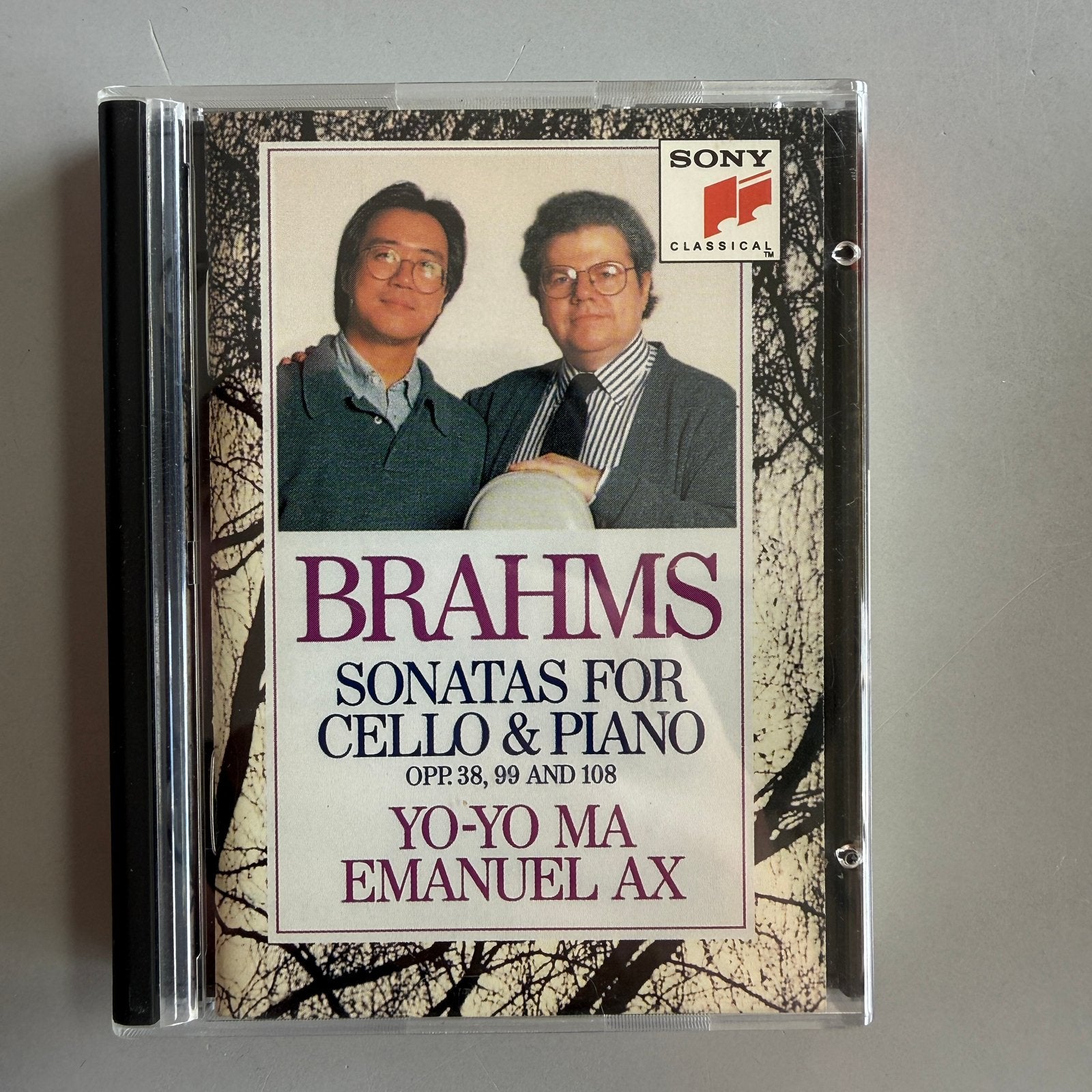 Voorbespeelde Minidisc Brahms Yo-Yo Ma Emanuel Ax MD, Eerste persing, Kamermuziek, Brahms, Ophalen of Verzenden