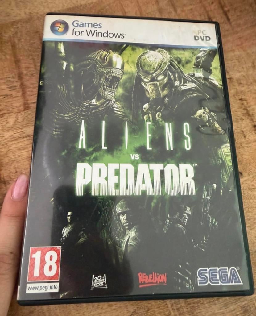 Aliens vs Predator PC DVD - Games for Windows, Spelcomputers en Games, Games | Pc, Gebruikt, Shooter, 1 speler, Vanaf 18 jaar