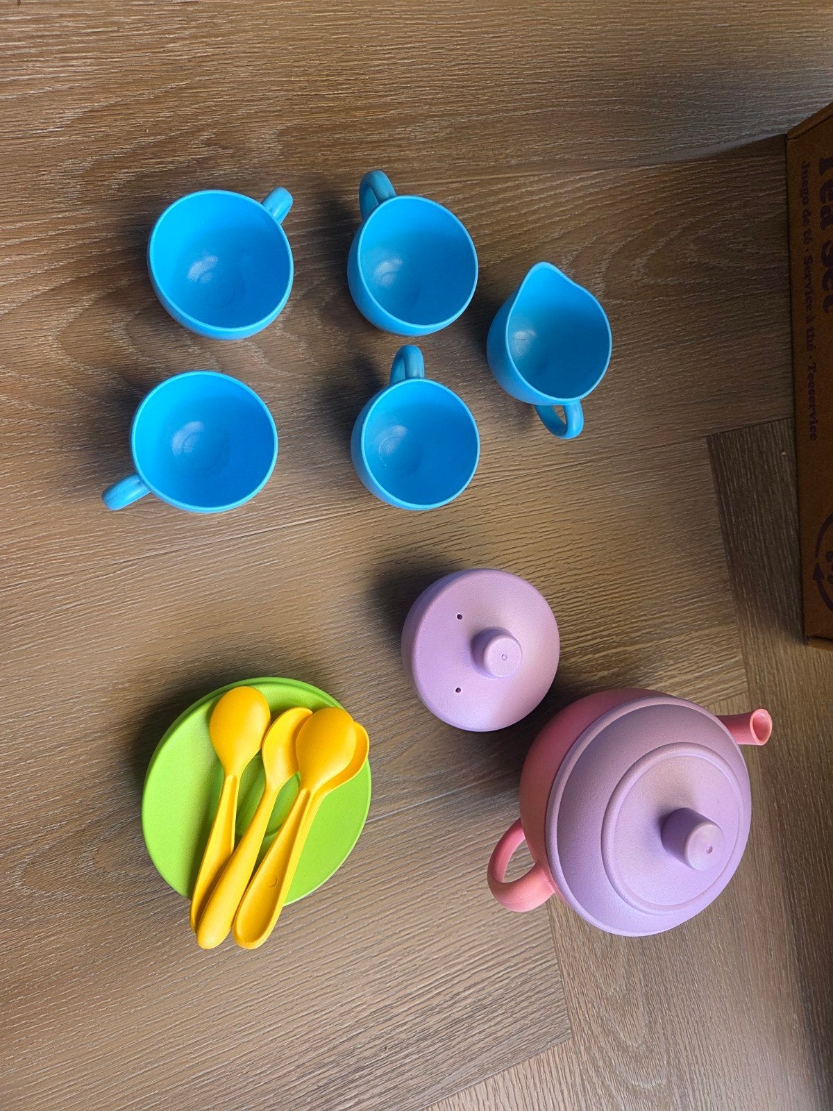 Green Toys theeservies - gerecycled plastic, Ophalen of Verzenden, Zo goed als nieuw, Jongen of Meisje
