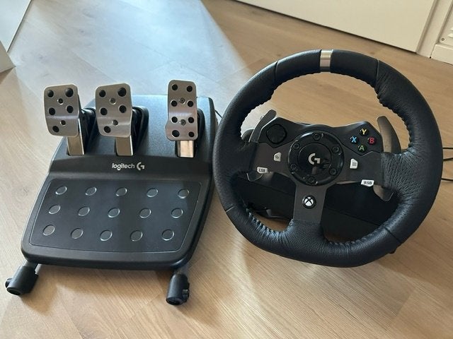 Logitech G920 Driving Force Racing Wheel (voor Xbox & PC), Ophalen, Zo goed als nieuw, Stuurtje of Sportattribuut, Xbox Original