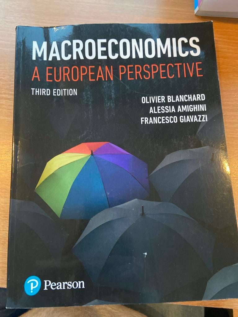 Macroeconomics: A European Perspective - 3e editie, Boeken, Ophalen of Verzenden, Gamma, Gelezen, WO