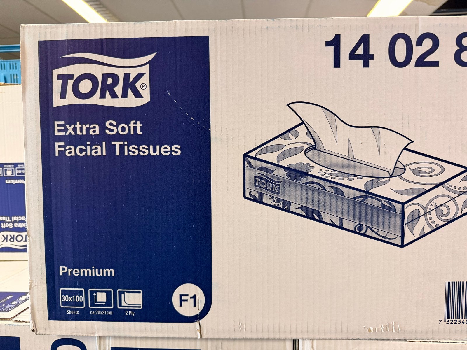 Tork extra soft tissues, Ophalen