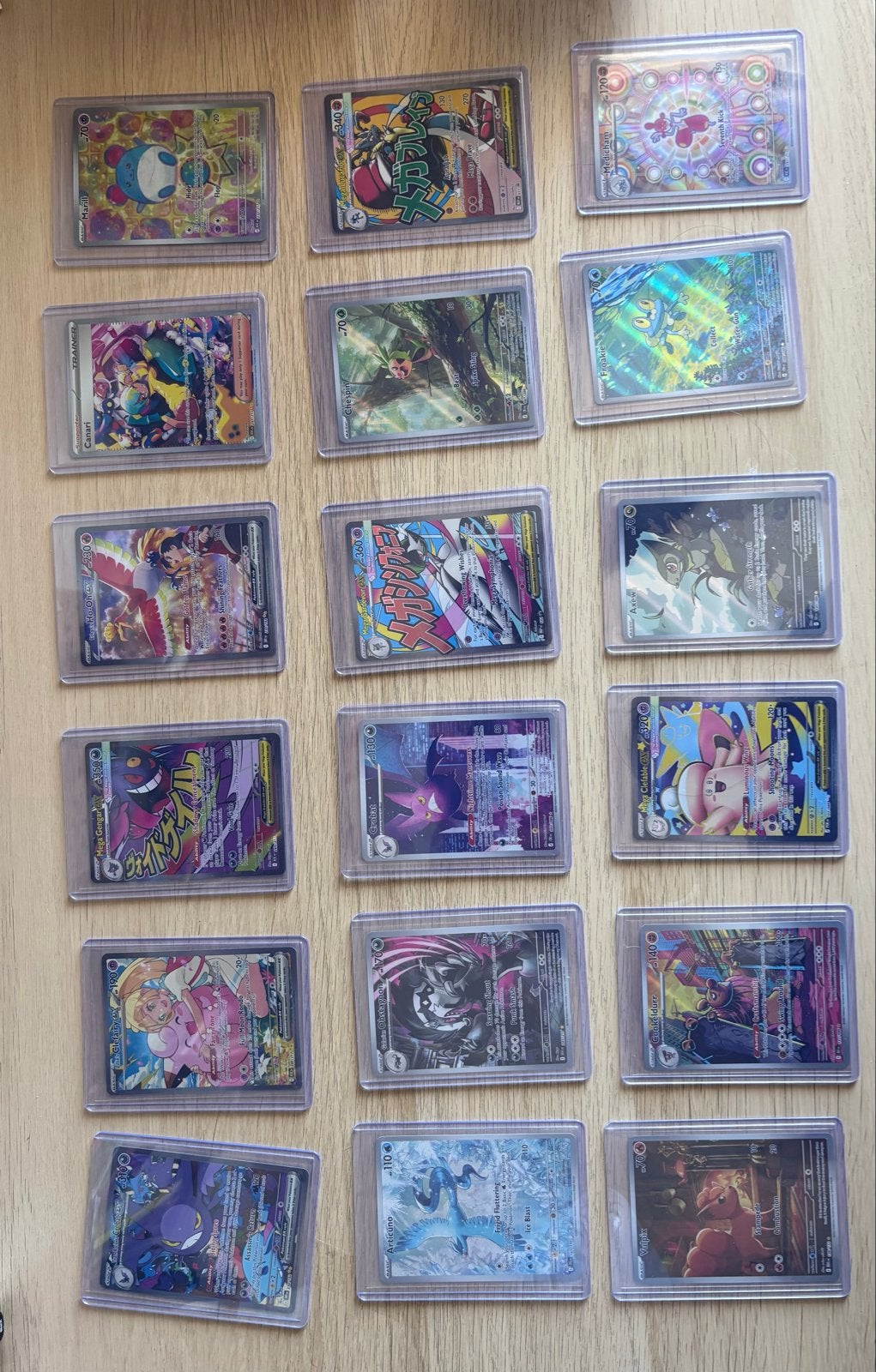 Pokémon Kaarten Collectie - Diverse Zeldzame Kaarten, Ophalen of Verzenden, Zo goed als nieuw, Meerdere kaarten, Foil