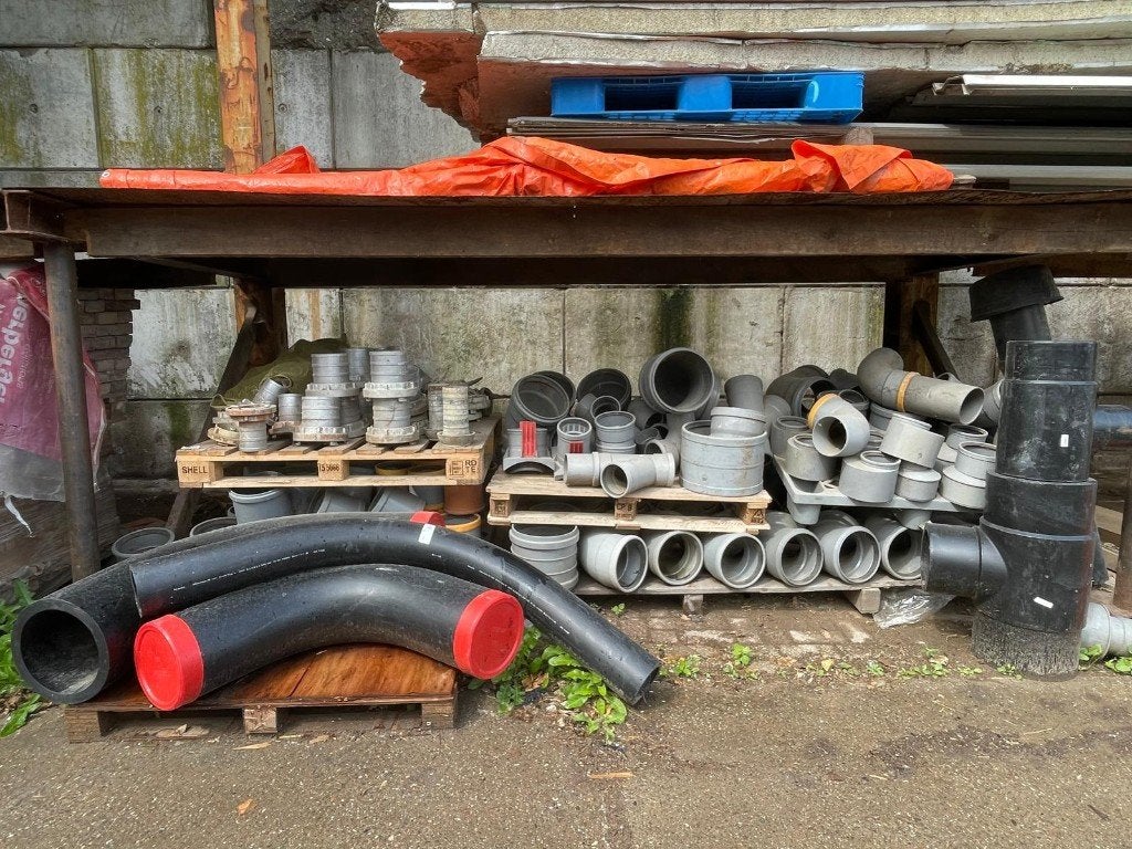 26148 - PVC materialen voor riool, afwatering, Ophalen, Gebruikt, Pvc, Overige typen