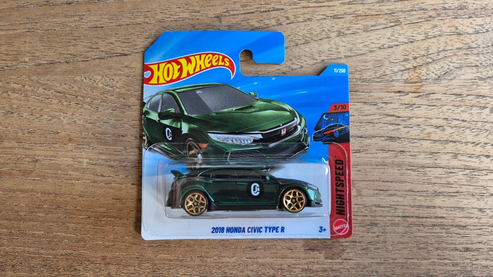 Hot Wheels Honda Civic Type R 2018, Ophalen of Verzenden, Nieuw, Auto
