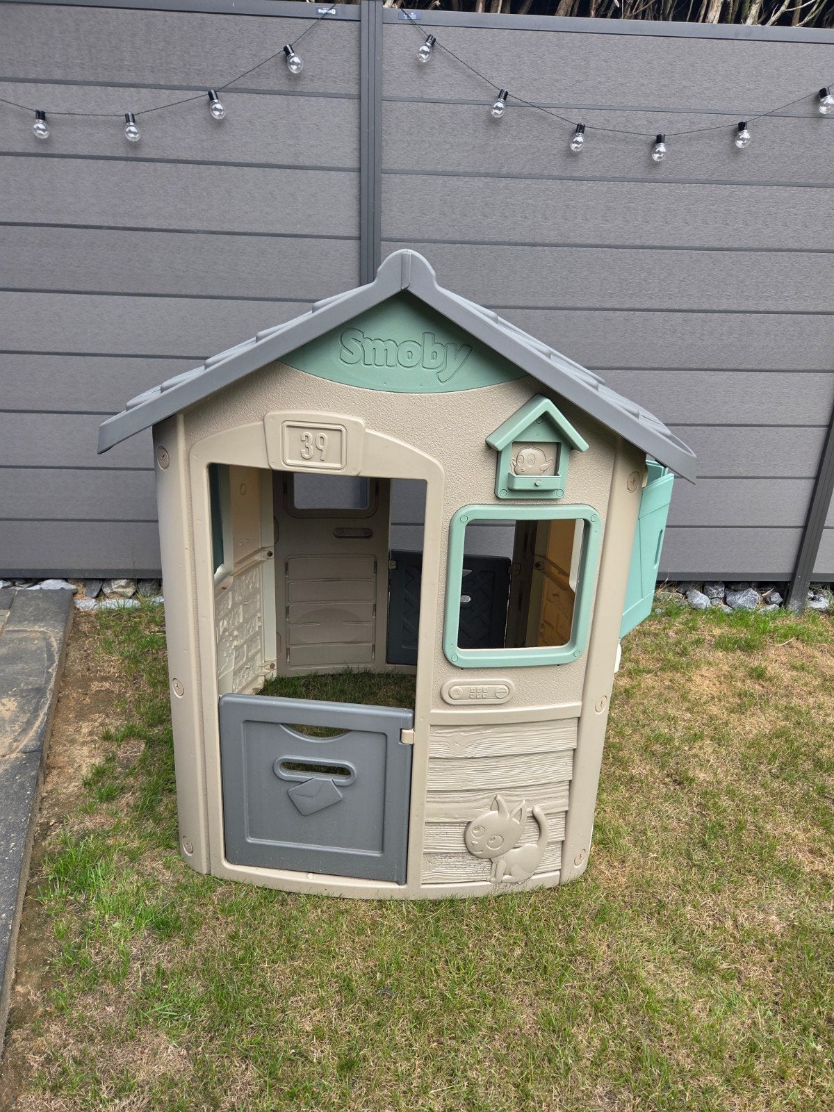 Speelhuisje. Smoby Life  Huis Jura Lodge 810503, Ophalen, Zo goed als nieuw, Kunststof