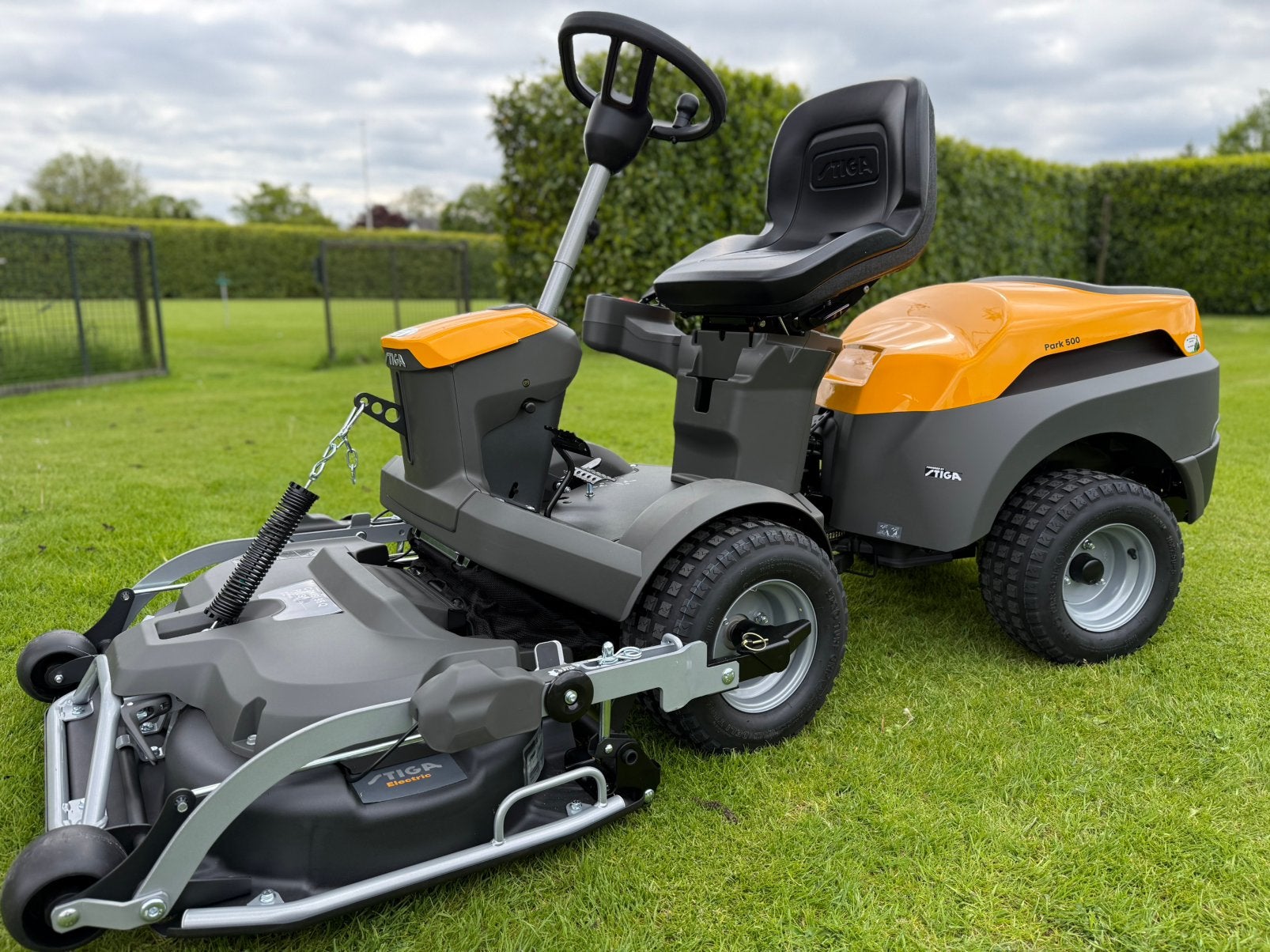 Stiga park 500 met stuurbekrachtiging NIEUW opvoorraad!, Ophalen, Nieuw, Mulchfunctie, 90 tot 120 cm