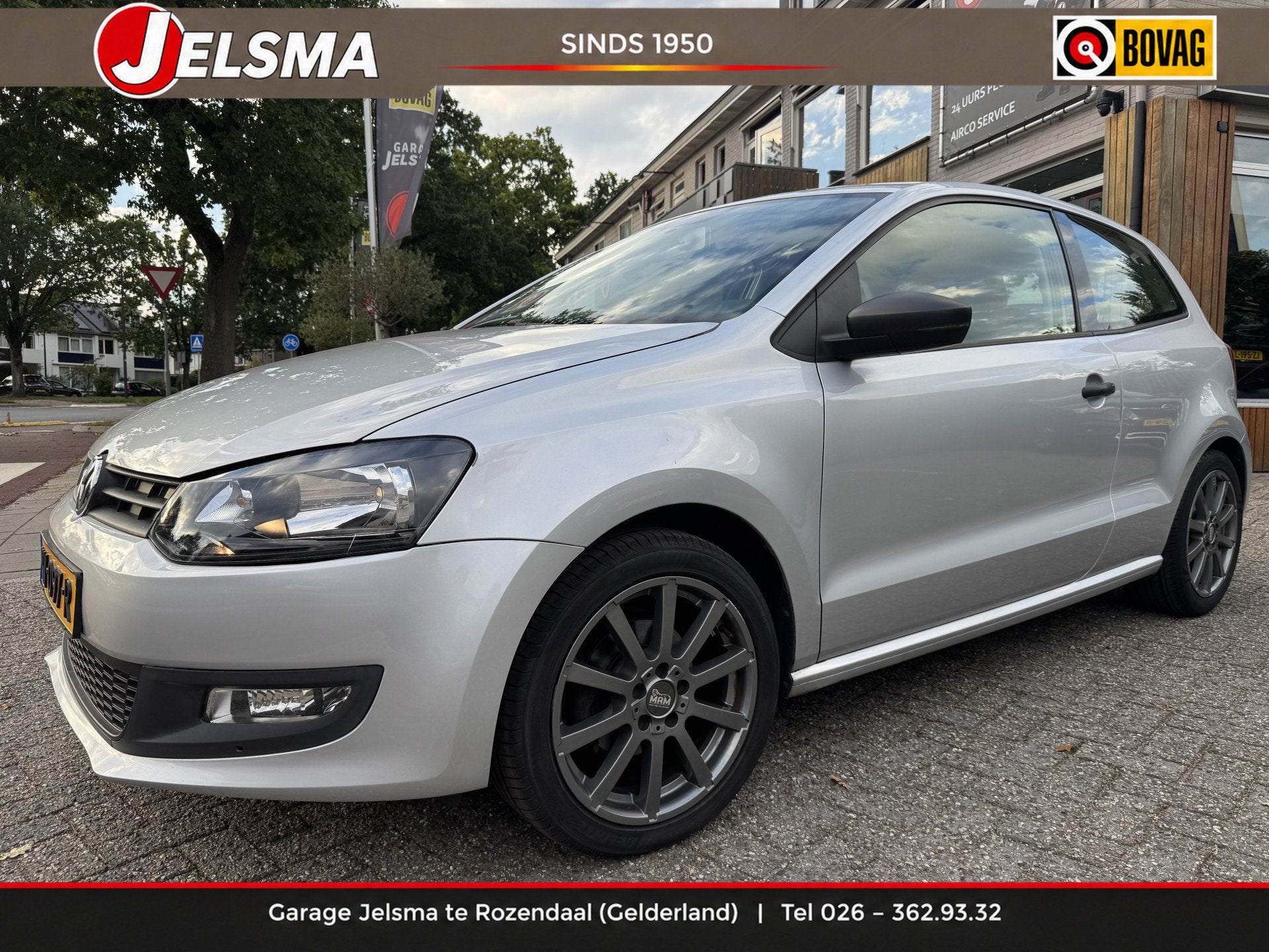 Volkswagen Polo 1.2 Easyline 3d., Airco | LMV | nwe APK, Voorwielaandrijving, Euro 5, 60 pk, 1198 cc