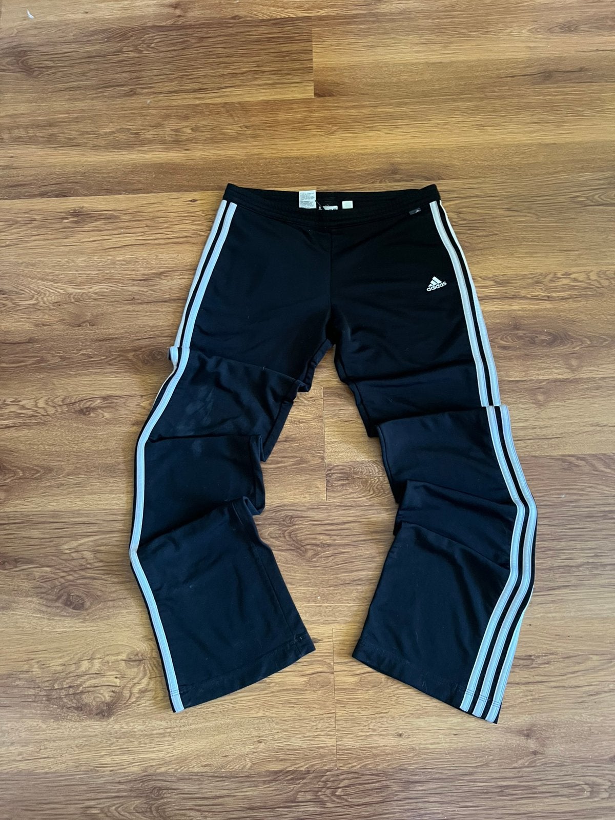 Adidas wide leg broek, Kleding | Dames, Maat 38/40 (M), Zwart, Overige typen, Ophalen of Verzenden