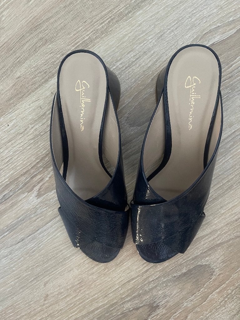 Anthropologie blauwe leren sandalen met hak, maat 39, nieuw, Kleding | Dames, Nieuw, Sandalen of Muiltjes, Anthropologie, Verzenden