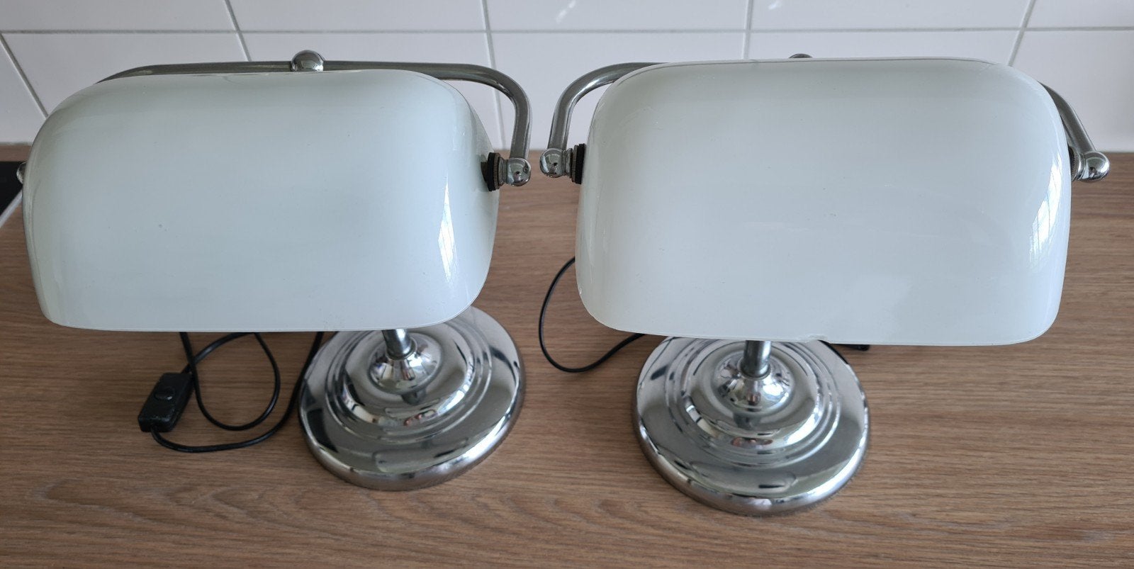 Bankierslamp- Notarislampen, Huis en Inrichting, Lampen | Tafellampen, Ophalen of Verzenden