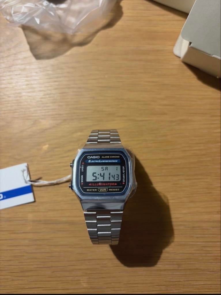 Casio Horloge, Casio, Gebruikt, Staal, Polshorloge