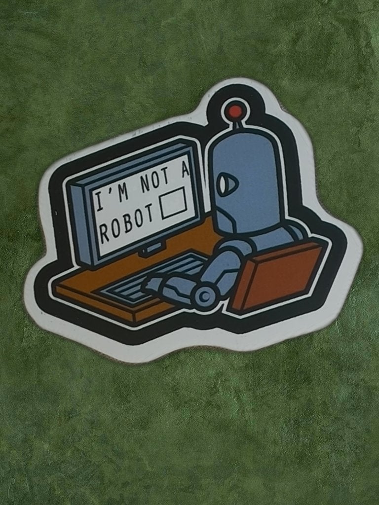 cn13 computer nerd sticker, Ophalen, Nieuw
