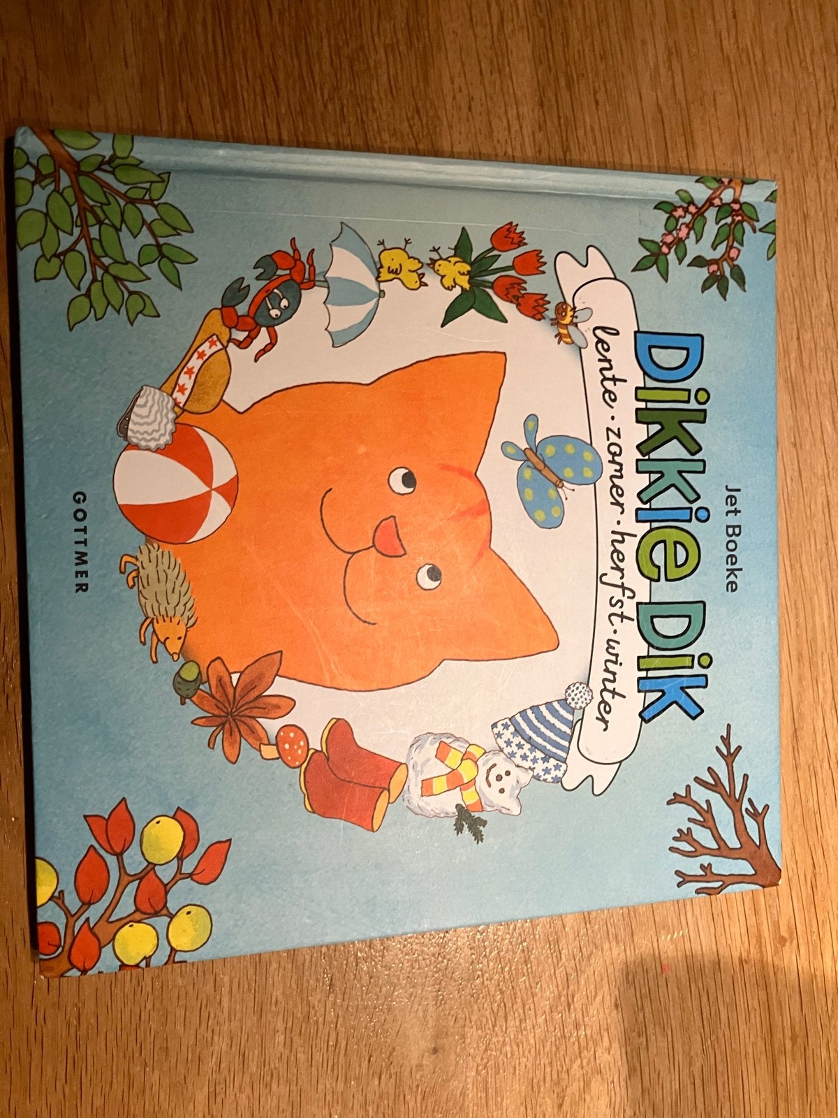 Dikkie Dik Lente Zomer Herfst Winter - Jet Boeke, Boeken, Ophalen of Verzenden, Zo goed als nieuw, 2 tot 3 jaar