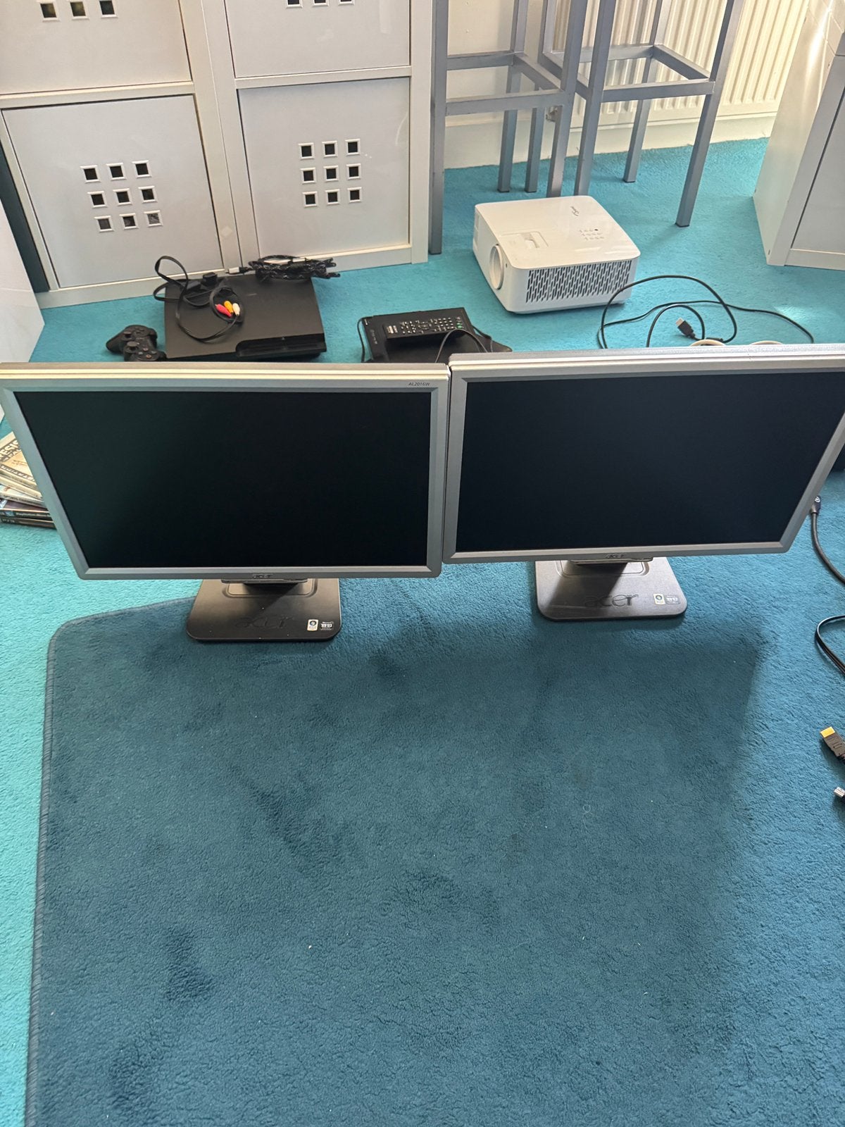 2 computer schermen van Acer monitoren, Ophalen, Zo goed als nieuw, 60 Hz of minder, Overige typen