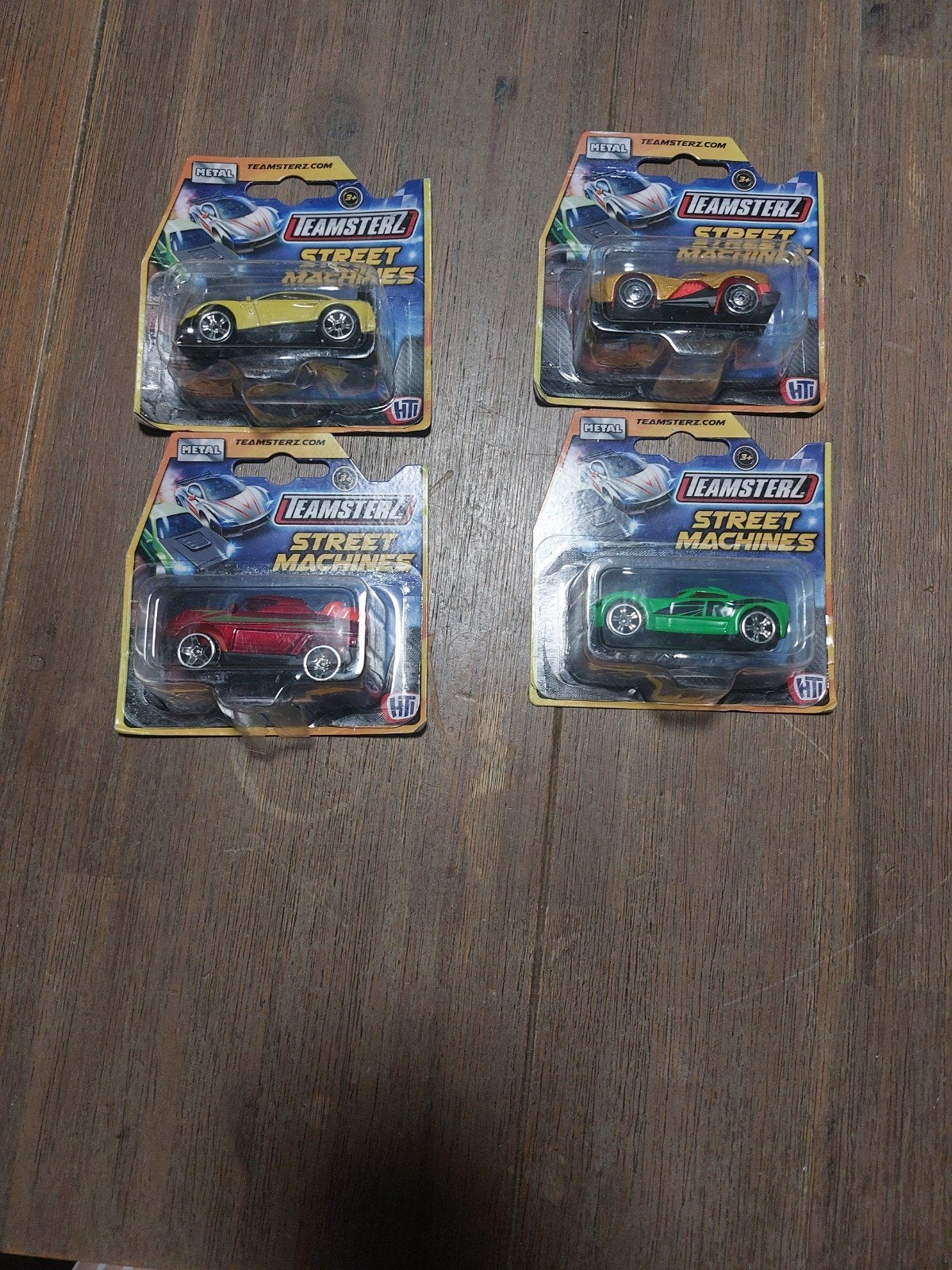 Teamsterz Street Machines - Set van 4 nieuwe auto's, Overige merken, 1:50 of kleiner, Auto, Nieuw
