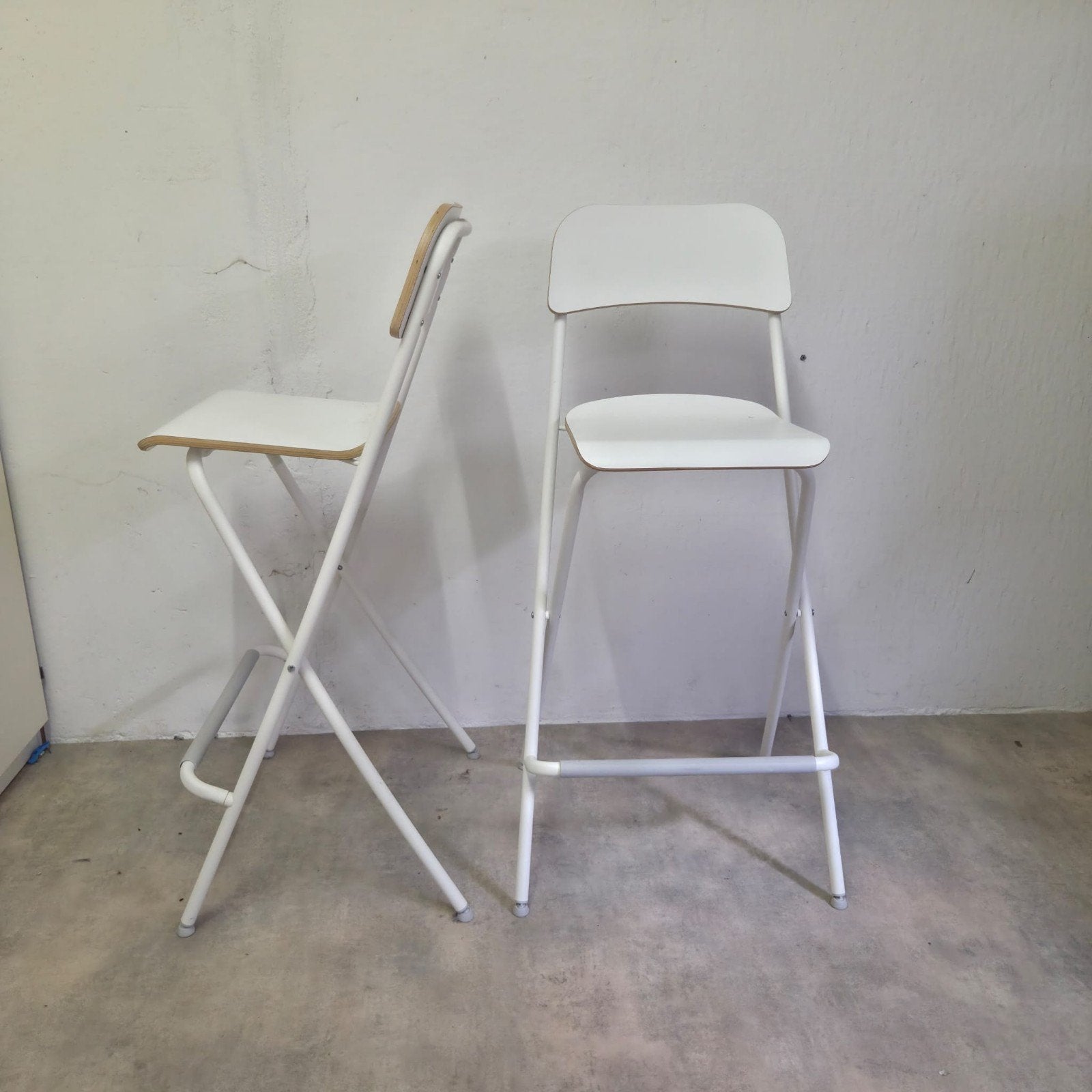 2x IKEA Franklin barkrukken - Zo goed als nieuw, Ophalen