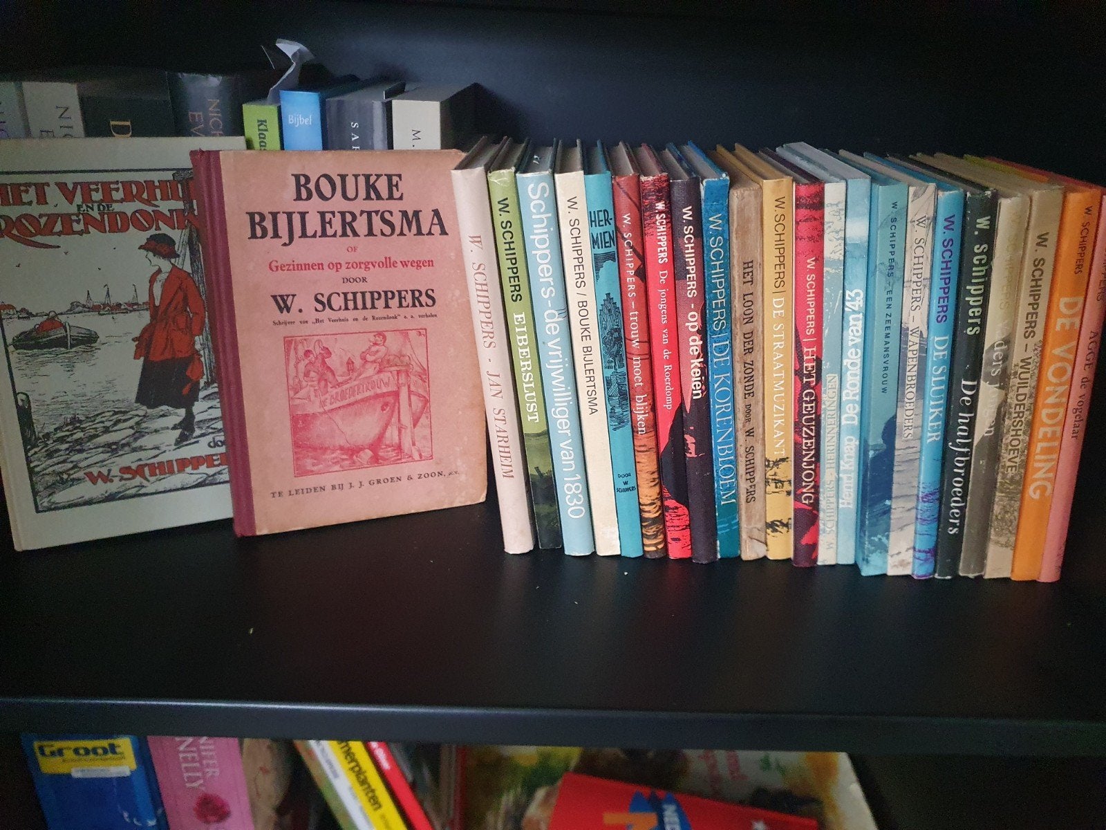 Collectie W. Schippers boeken - Diverse titels, Boeken, Ophalen of Verzenden, Gelezen, W. Schippers, Nederland