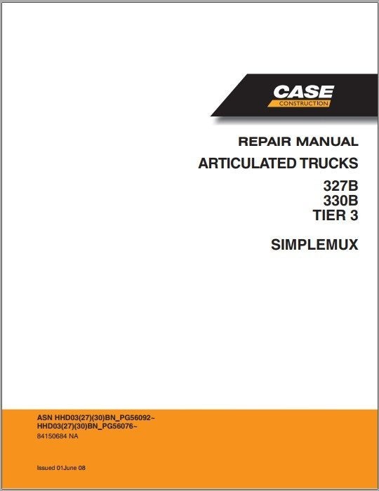 CNH CE HEAVY EQUIPMENT SERVICE MANUAL PDF, Verzenden