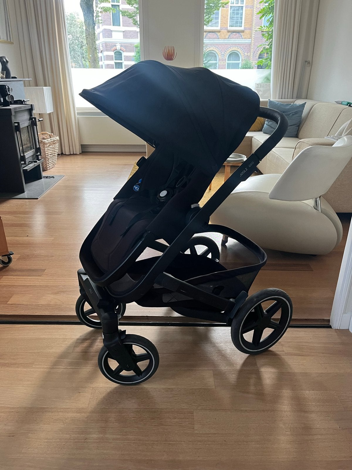 Joolz Geo 3 Combiwagen (Space Black), Zo goed als nieuw, Combiwagen, Met reiswieg, Ophalen