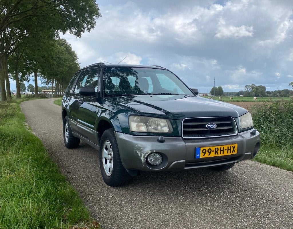 Subaru Forester 2.0 92KW 2005 Groen, Auto's, 1994 cc, 4 cilinders, 715 kg, Origineel Nederlands