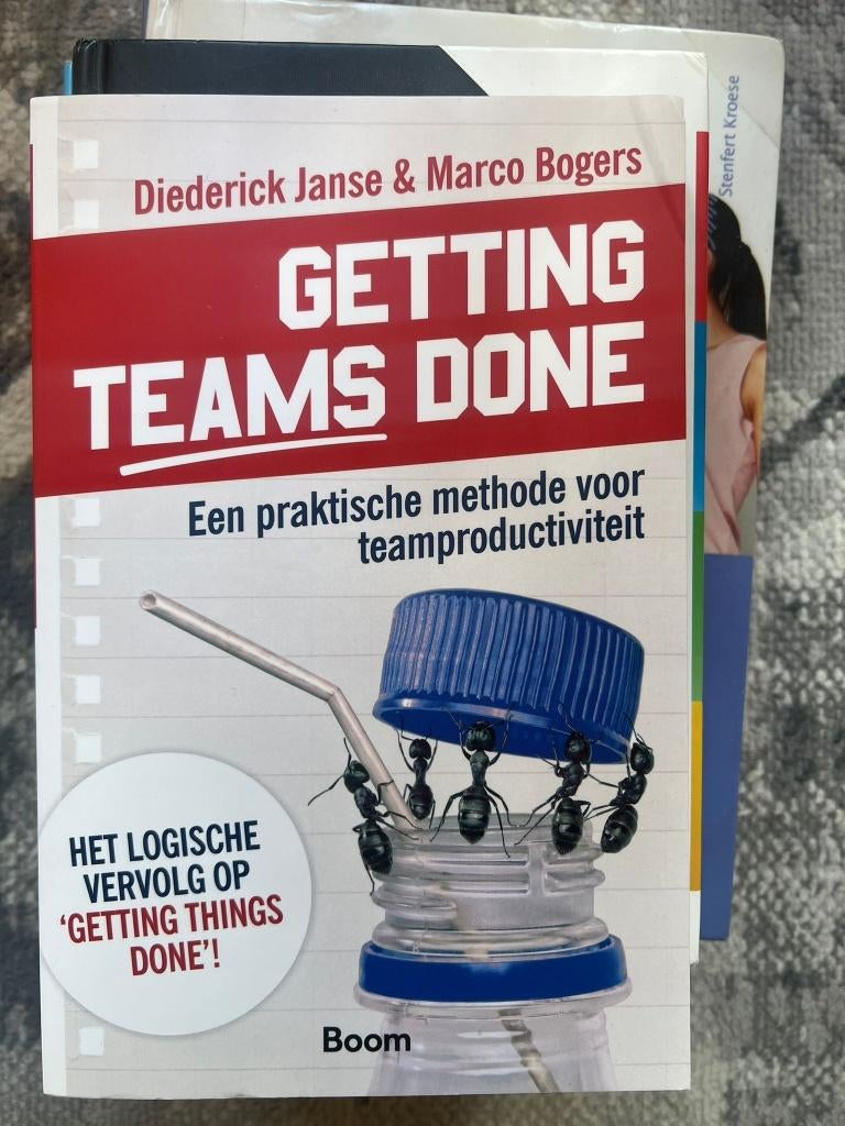 Getting teams done, Janse & Bogers, Ophalen of Verzenden, Zo goed als nieuw, Management, Diederick Janse & Marco Bogers